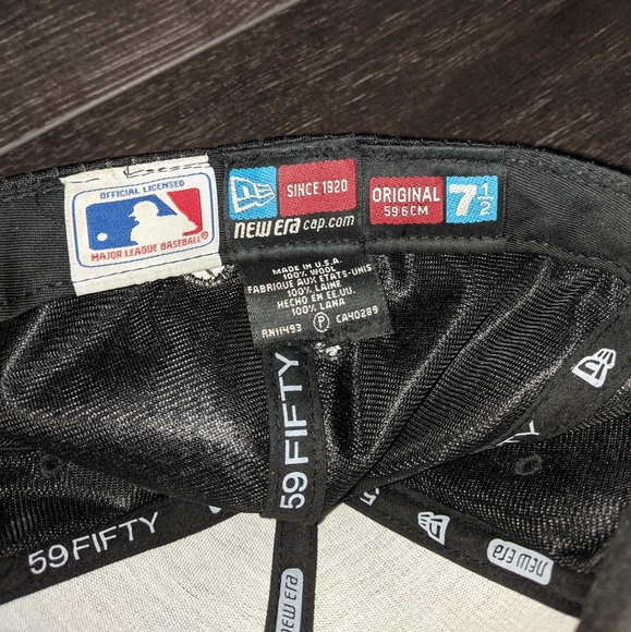 LA Dodgers New Era 59Fifty All-Black - Picture 2 of 2